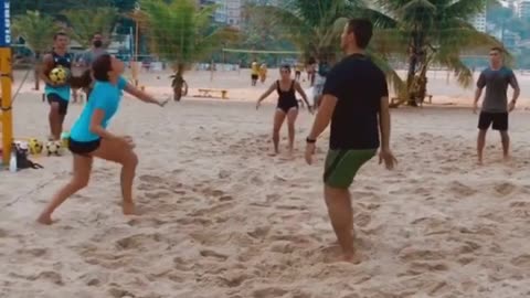 footvolley game