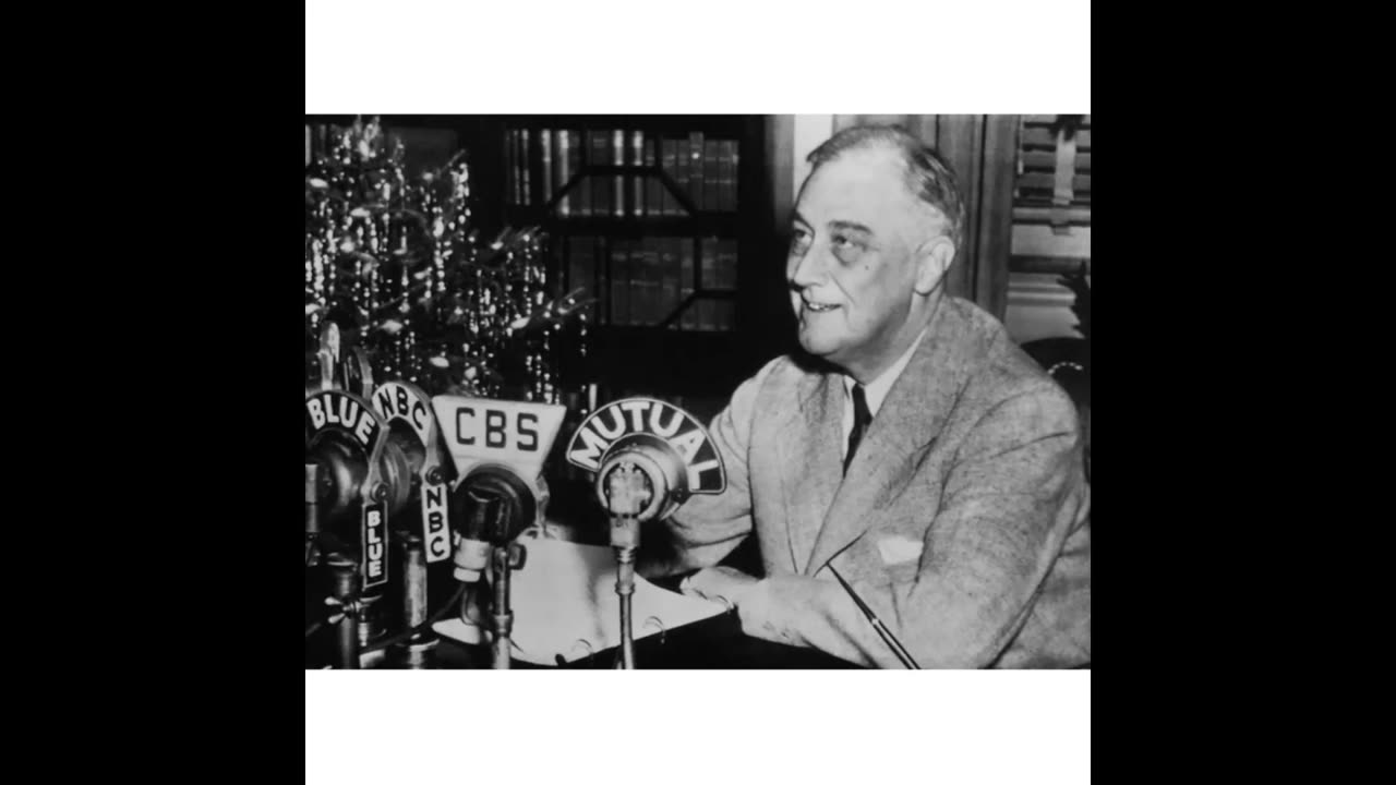 FDR Fireside Chat- "Teheran And Cairo Conferences"-Dec. 24, 1943