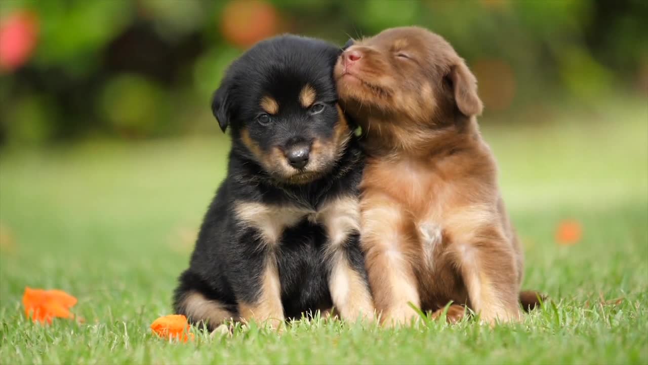 Dogs are playingg