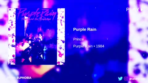 Purple Rain by Prince - tuned in 432 Hz