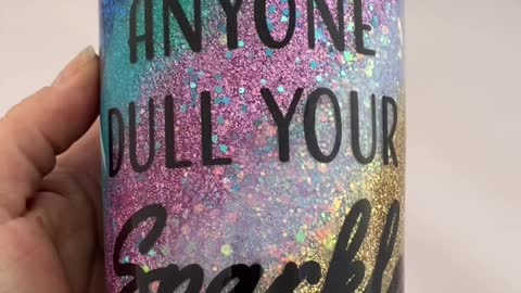 Sparkles Up Travel Coffee Mug