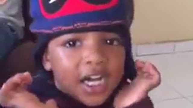 Small boy cries for girls