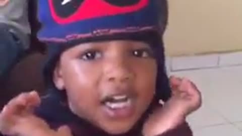 Small boy cries for girls