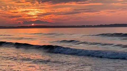 Sunrise at Old Orchard Beach August 8, 2022 pt 2