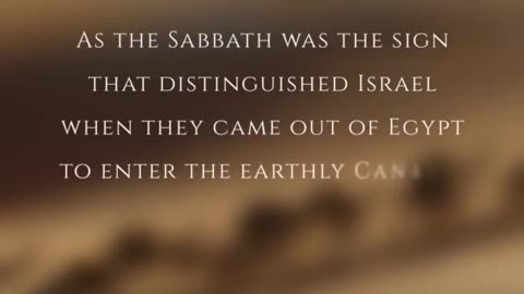 Remember The Sabbath, Happy Sabbath