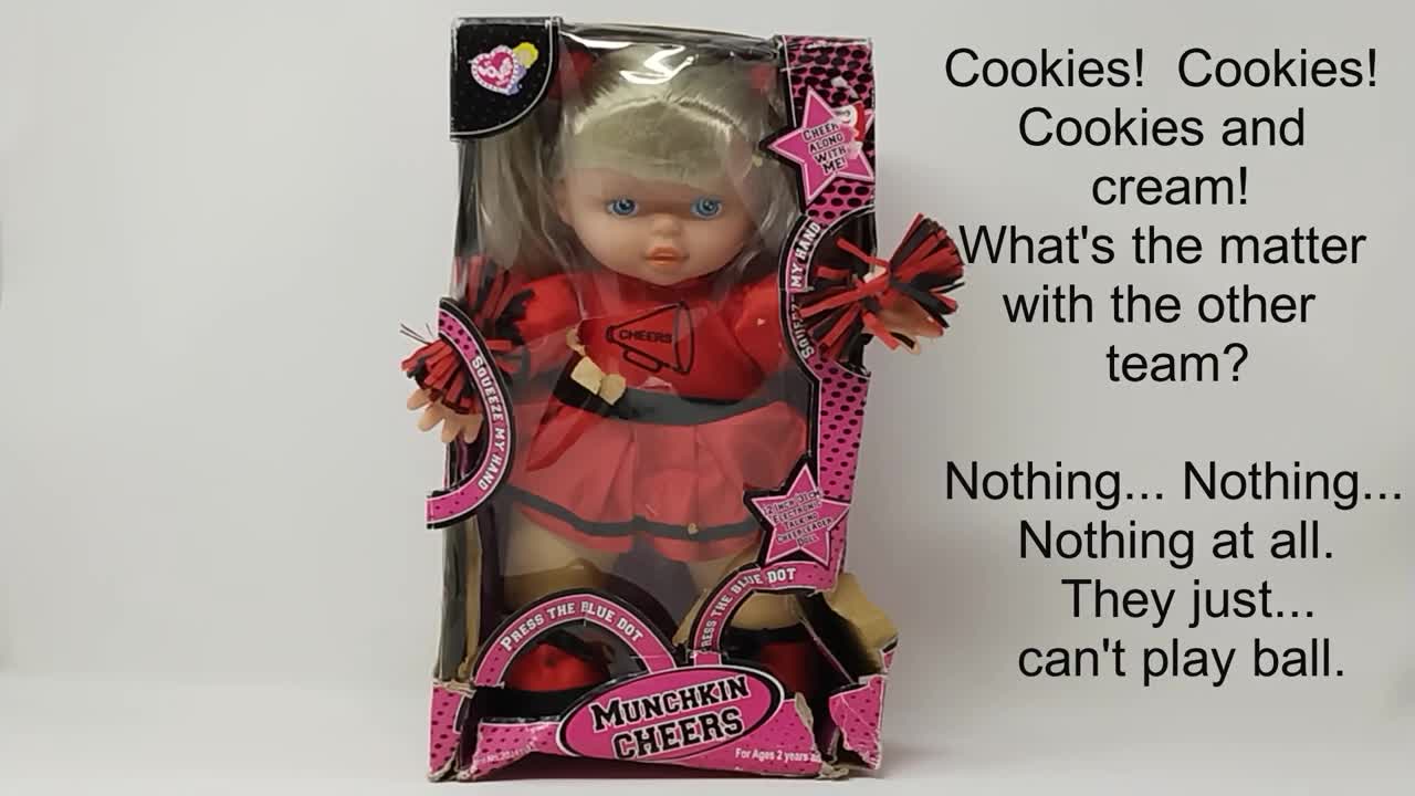 Munchkin Cheers Cheerleader Plush 13