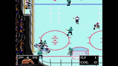 NHL '94 Franchise Mode 1988 Regular Season G29 - Len the Lengend (SJ) at niuhuskie224 (COL)