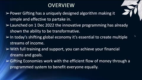 Presentation overview with Tim Wagner.