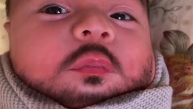 beard filter try on baby