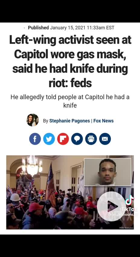 Never Forget: Antifa Filmed in the US Capitol on January 6th -- The Media Won't Show You This