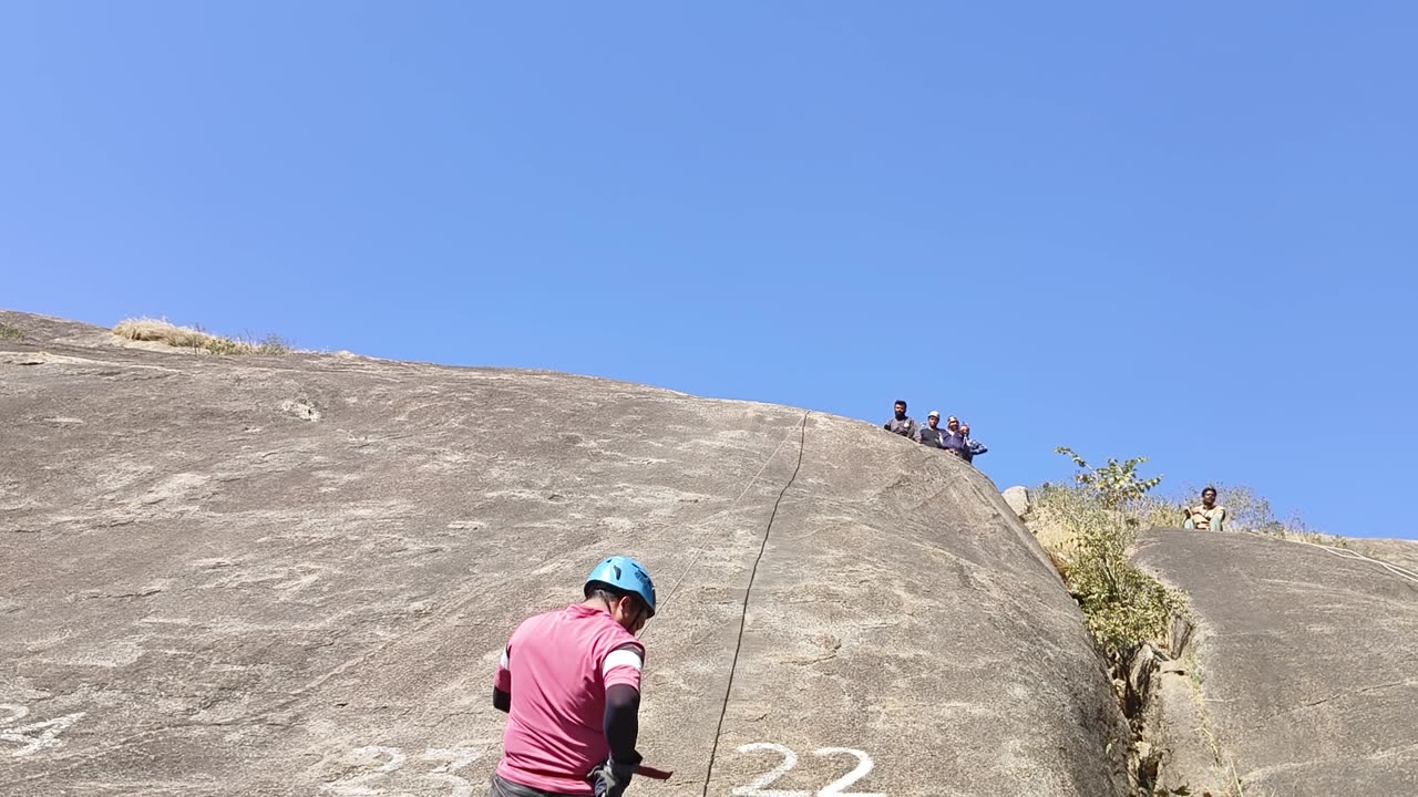 Rock climbing at Mount abu