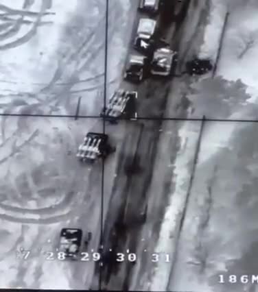 Ukrainian TB2 strike on Russian