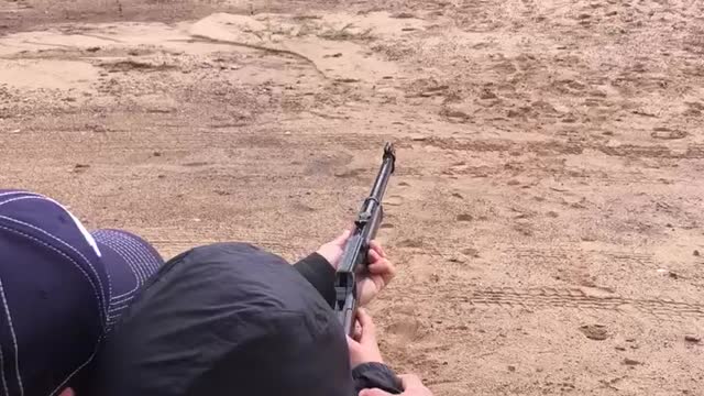 5 Year Old Boy Shoots A Rifle