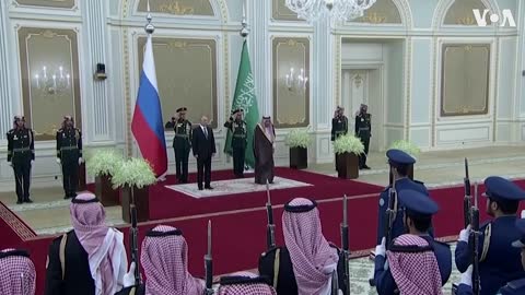 Russia President Putin Welcomed to Saudi Arabia by King Salman(1080P_HD)