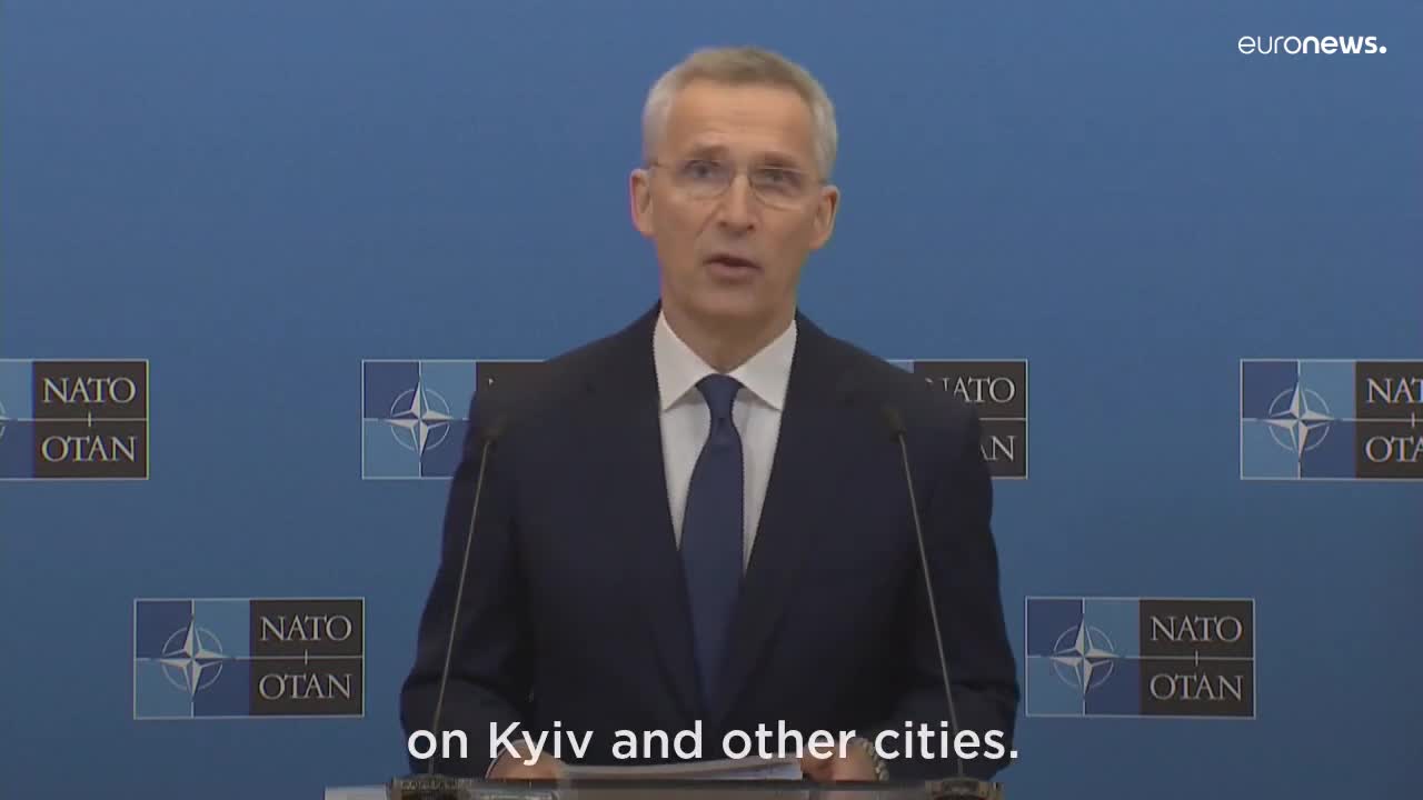 NATO chief: expect Russia to inflict more suffering