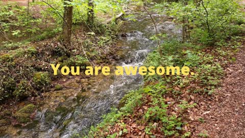 You are awesome.