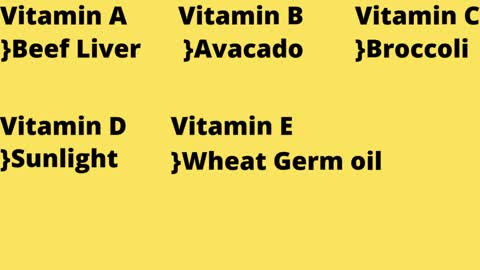 best sources for all vitamins