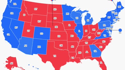 Which Three Blue States Might Flip Red Come November?