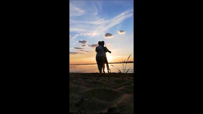 Dancing at Sunset