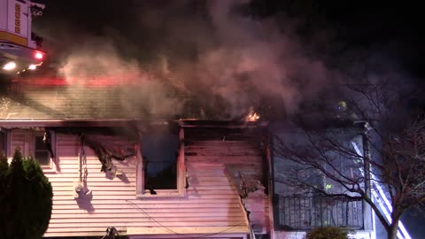 Easton, Pa Washington Street House Fire 11/10/2024