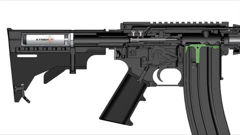 AR 15 KynSHOT Hydraulic Buffer Animation