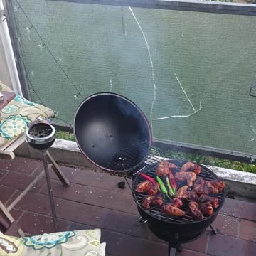 Barbucue in the balkon