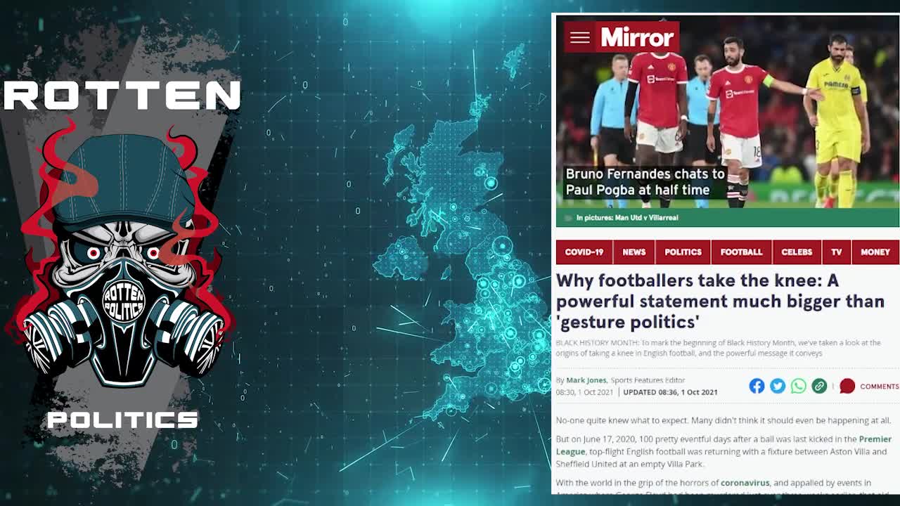 Polish Fans show what they think of kneeling players.