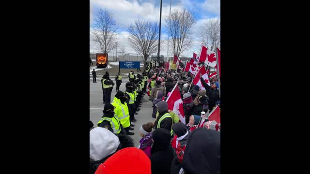 Tyrant Trudeau, speaks to the peasants.