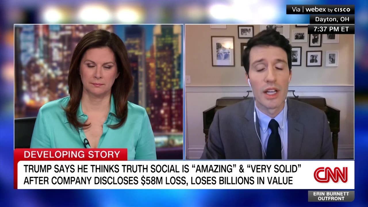 See how Trump defended Truth Social after stock price plummeted