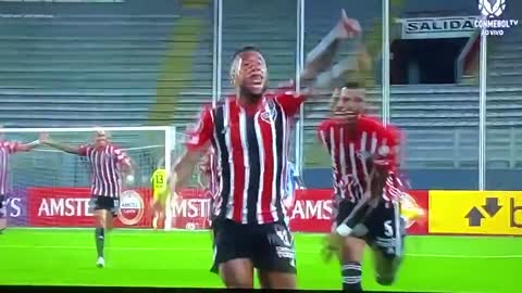 Sao Paulo's luan goal