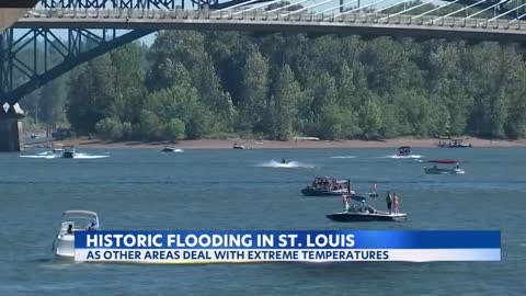 At least 1 killed as record rainfall causes widespread flash flooding in St. Louis area