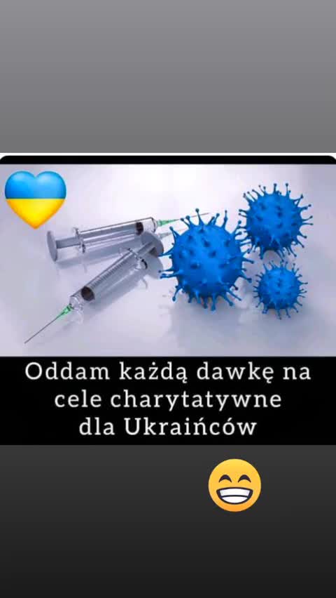 oddam każdą dawkę na cele charytatywne dla upadlińców