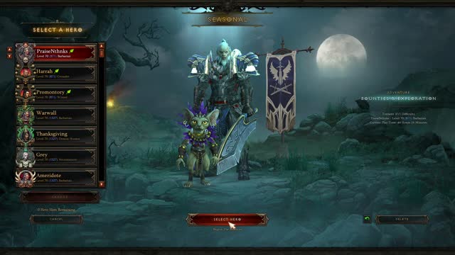 Lacuni Cub animations Diablo 3 Season 23 Guardian Reward