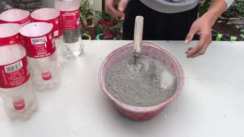 Cement Ideas And Old Plastic Bottles How To Make Unique And Beautiful Flower Pots At Home1