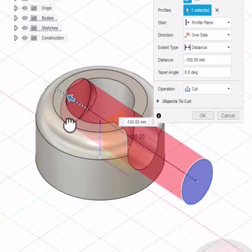 Fusion 360: Push/Pull Join