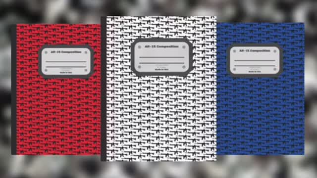 AR-15 Notebooks now include the 2nd amendment