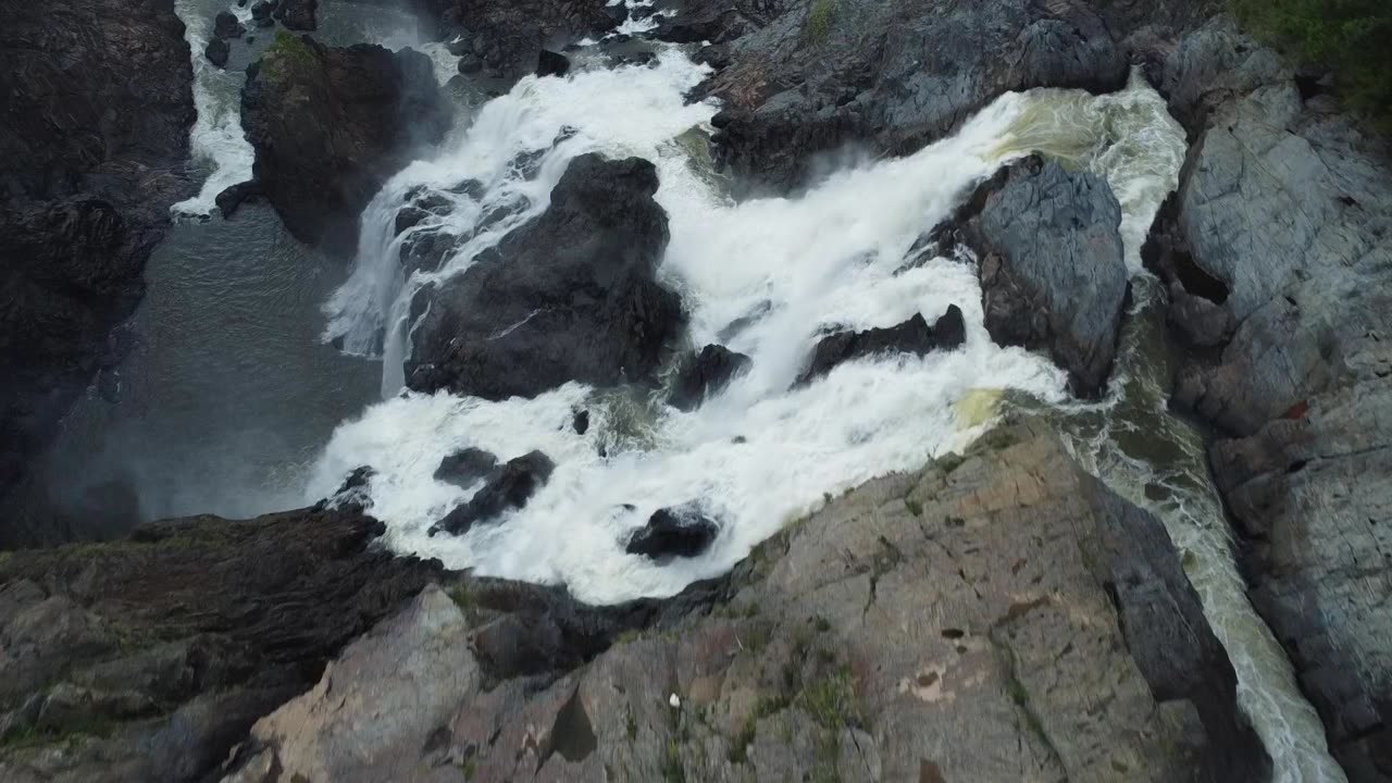 Spectacular Barron Falls, Cairns QLD by drone