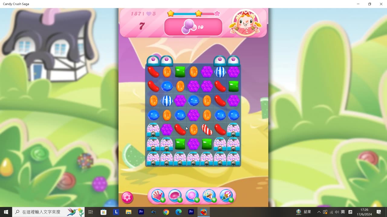 Candy Crush Saga Record (Level 187)