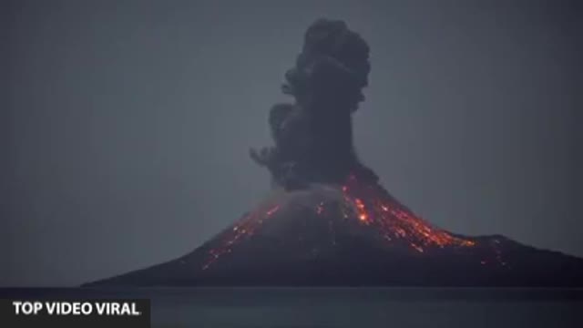 volcano blast