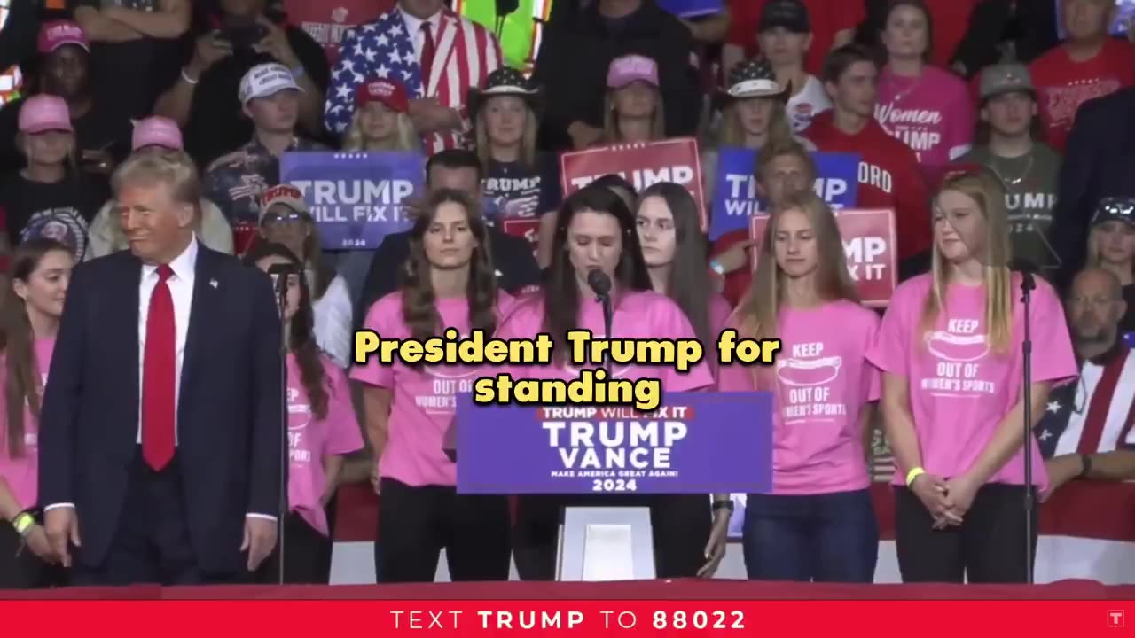 Roanoke College womens swimming team endorses President Trump!💥🔥💥