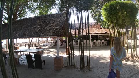 Milky bay hotel an beach bar