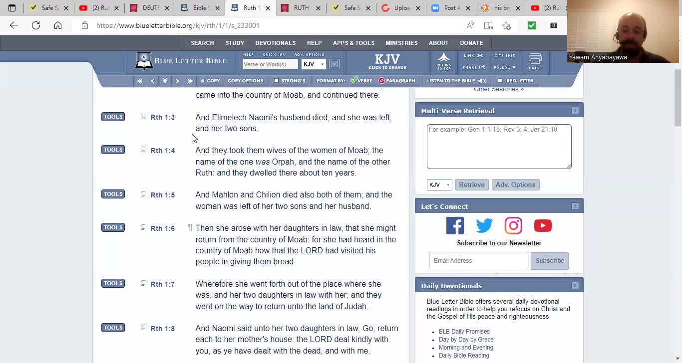 Ruth the Moabite? Was the lineage of King David mamzer?