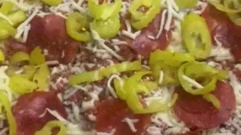Smoked crispy Thin Crust Pizza