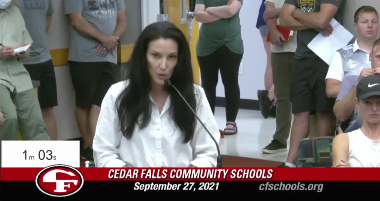 The D Program's own Sarah Stokes at her local school board