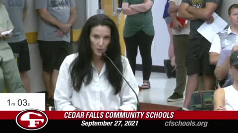 The D Program's own Sarah Stokes at her local school board
