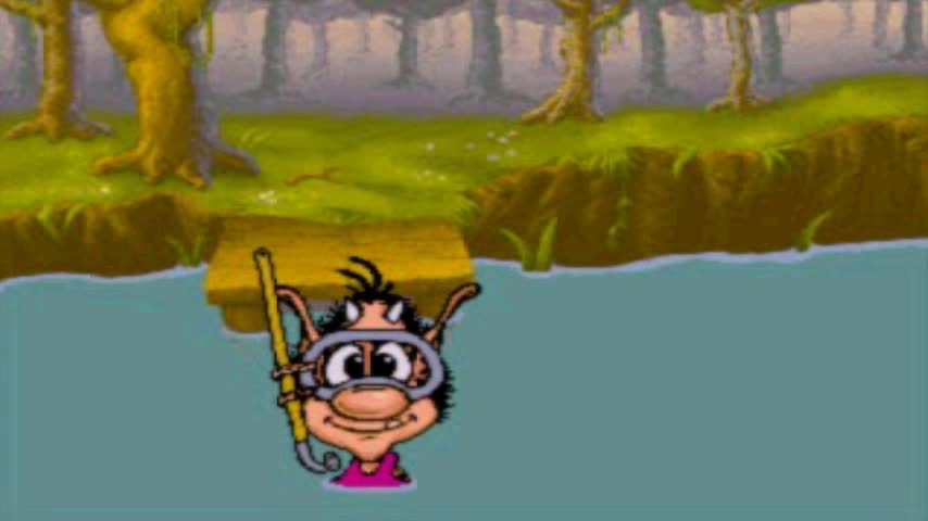 Hugo Gameplay (Scuba Level) [PSX]