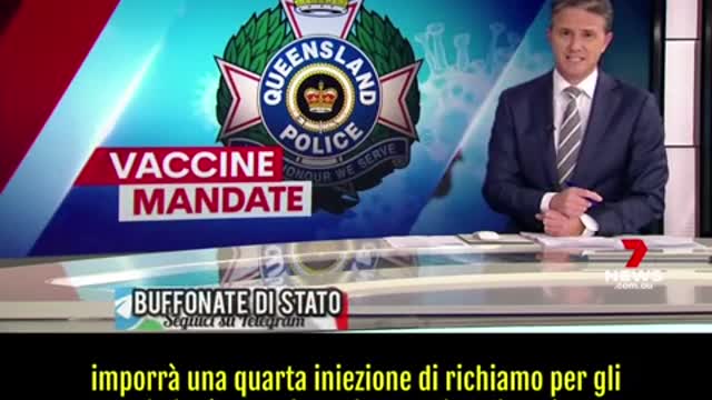 Gli agenti di polizia del Queensland di età superiore ai 50 anni saranno obbligati a fare la 4°dose
