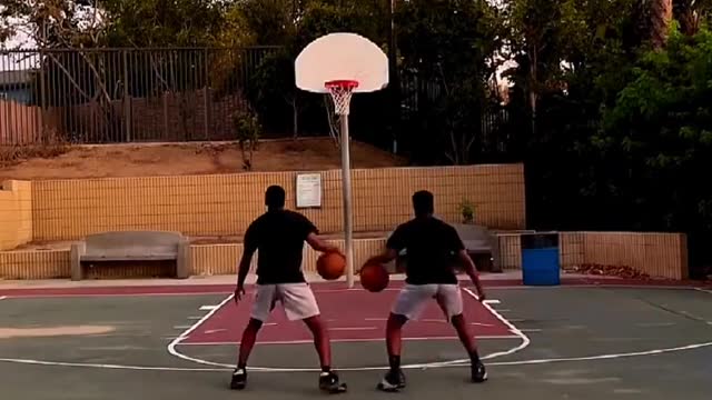 outdoor basketball court