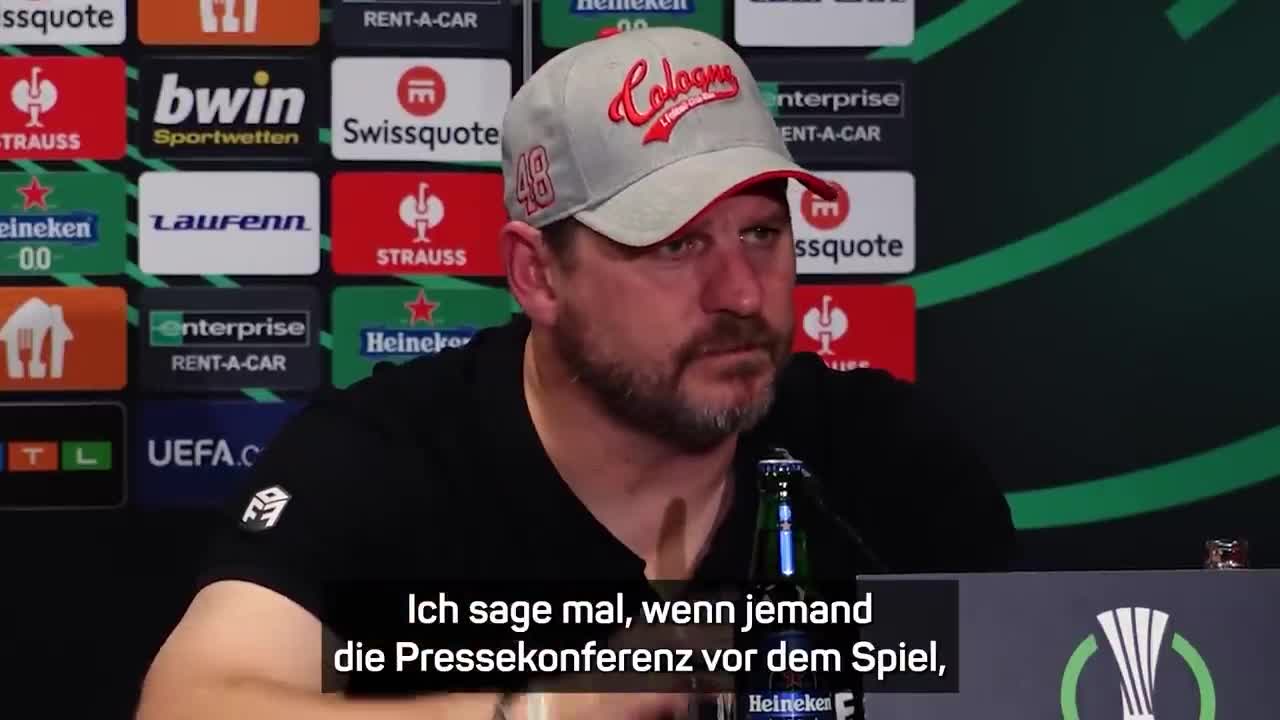 Steffen Baumgart mit legendärem Rant gegen die UEFA _ 1. FC Köln