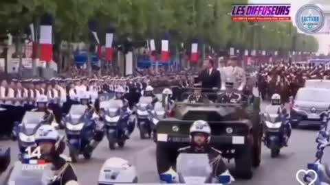 14 juillet - Macron hué - Historique